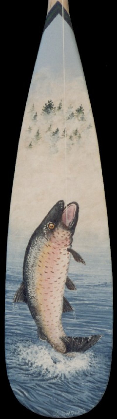 Rainbow Trout Paddle - click for enlargement