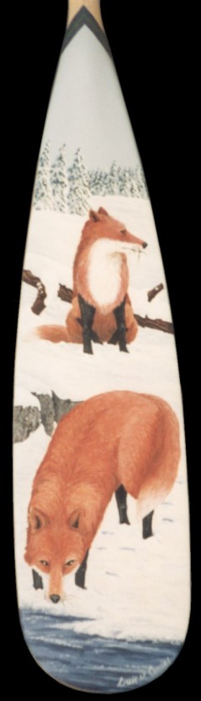 Watchfull Foxes Paddle - click for enlargement