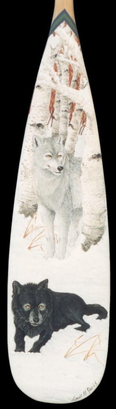 Winter Wolves Paddle - click for enlargement