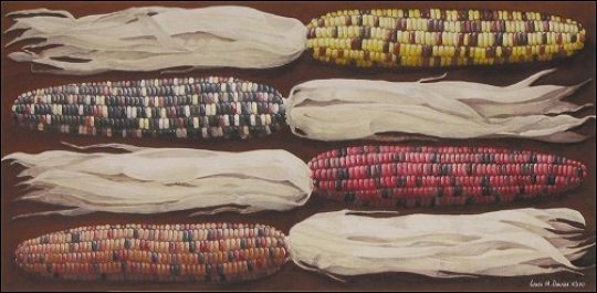 Fall Colours - Indian Corn - click to enlarge