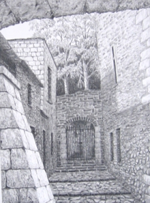 Laneway - Les Baux Provence - click to enlarge