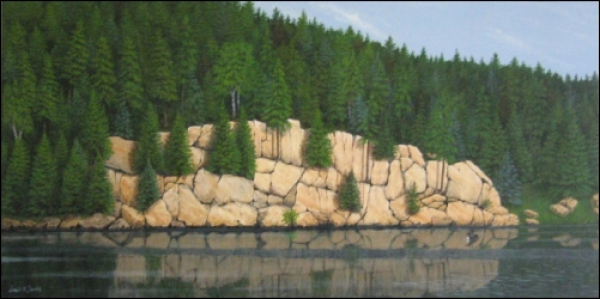 Muskoka Rocks II - click to enlarge