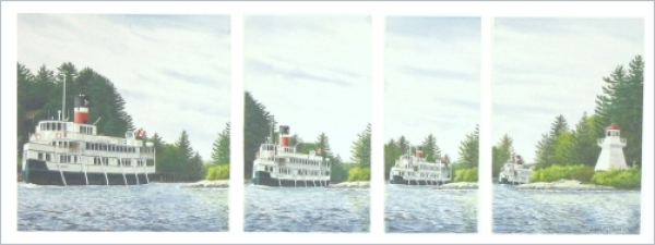 Through The Narrows - Wenonah II on Lake Muskoka -  click to enlarge